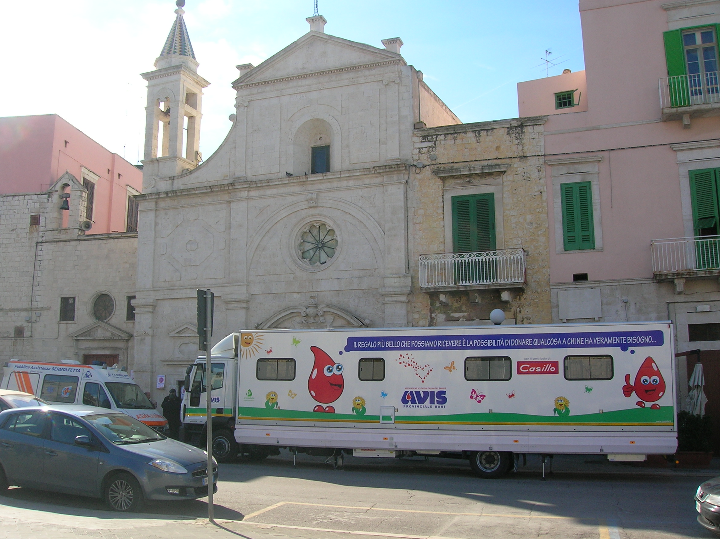 Molfetta: donazione di sangue